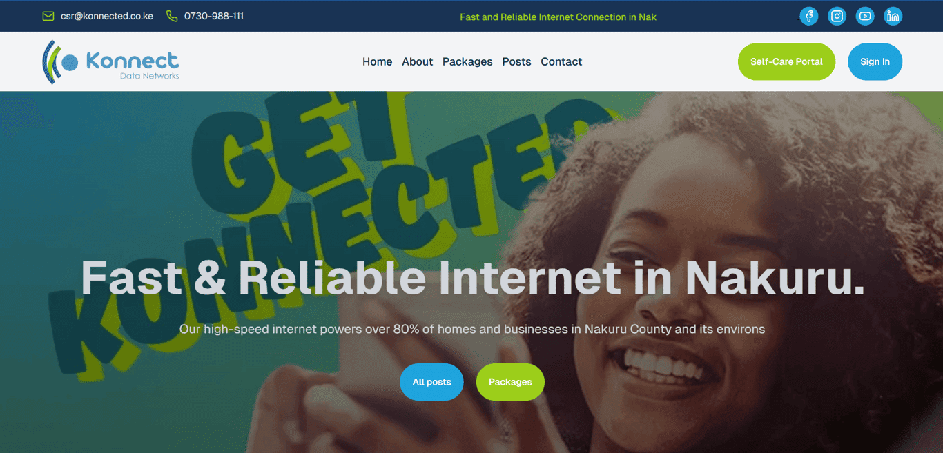 Konnect Data Networks - Nakuru