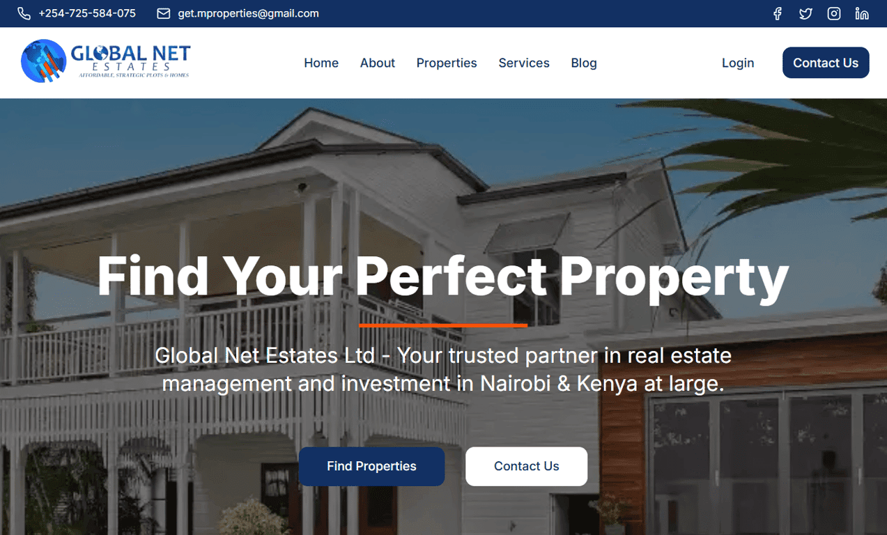 GlobalNet Real Estate Nairobi